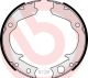 Комплект колодок гальма стоянки SUBARU BRZ, SUBARU LEGACY, SUBARU OUTBACK, BREMBO (S78508)