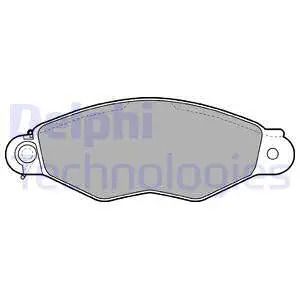 Комплект тормозных колодок NISSAN KUBISTAR, RENAULT KANGOO, CITROËN XSARA, DELPHI (LP1610)
