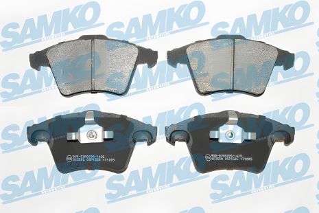 Гальмівні колодки VW TRANSPORTER, VW MULTIVAN, SAMKO (5SP1526) Гальмівні колодки VW TRANSPORTER, VW MULTIVAN, SAMKO (5SP1526)