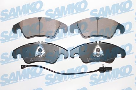 Гальмівних колодок комплект AUDI A6, AUDI A7, AUDI A5, SAMKO (5SP1420A)