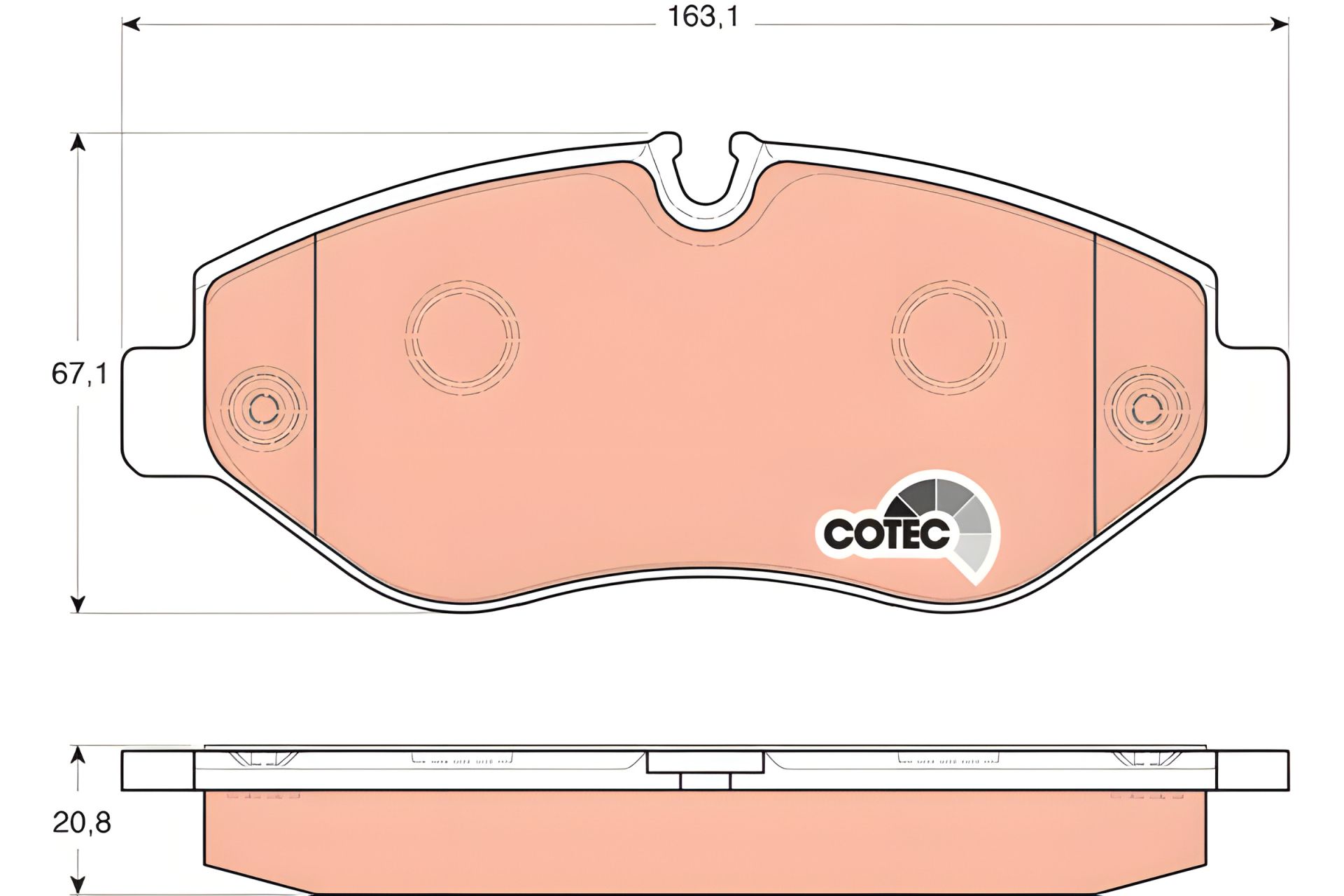 Комплект колодок тормозных VW CRAFTER, MB eVITO и MB EQV, TRW (GDB1698) Комплект колодок тормозных VW CRAFTER, MB eVITO и MB EQV, TRW (GDB1698)
