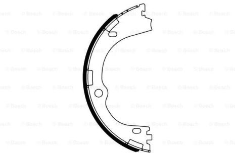Комплект колодок стояночного тормоза KIA SPORTAGE, HYUNDAI TUCSON, BOSCH (0986487965)