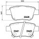 Комплект гальмівних колодок TOYOTA COROLLA, TOYOTA ALPHARD, TOYOTA PREVIA, BREMBO (P83047)