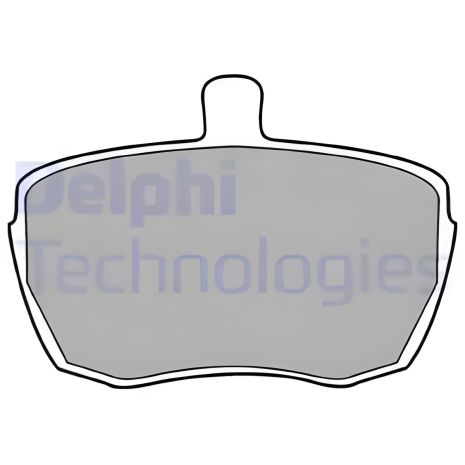 Гальмівних колодок комплект LAND ROVER, LDV 200, ALFA ROMEO, DELPHI (LP41)