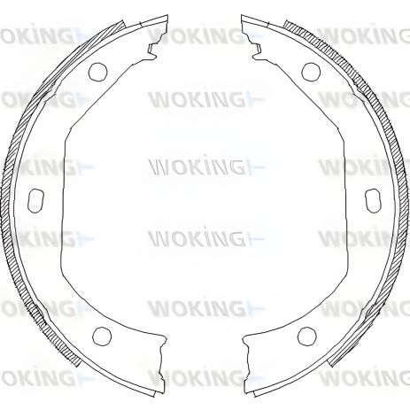 Комплект гальмівних колодок стоянкового гальма ALPINA B10/BMW 4, WOKING (Z471600) Комплект гальмівних колодок стоянкового гальма ALPINA B10/BMW 4, WOKING (Z471600)