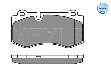 Комплект тормозных колодок MB S-CLASS, MB CLS, MB E-CLASS, MEYLE (0252396018)
