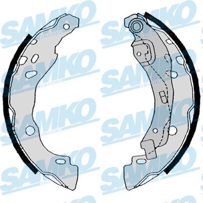 Комплект тормозных колодок NISSAN MICRA, CITROËN C4, PEUGEOT 301, SAMKO (88630)