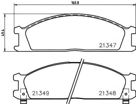 Колодок гальмівних комплект SUBARU SVX, FORD MAVERICK, NISSAN CABSTAR, NISSHINBO (NP2008) Колодок гальмівних комплект SUBARU SVX, FORD MAVERICK, NISSAN CABSTAR, NISSHINBO (NP2008)