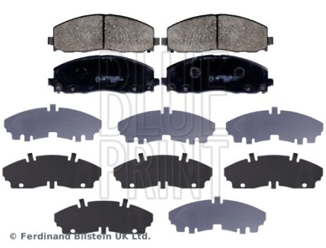 Комплект гальмівних колодок LANCIA VOYAGER, FIAT FREEMONT, JEEP WRANGLER, BLUE PRINT (ADA104268)