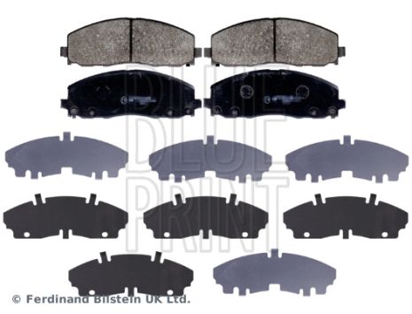 Комплект тормозных колодок LANCIA VOYAGER, FIAT FREEMONT, JEEP WRANGLER, BLUE PRINT (ADA104268)