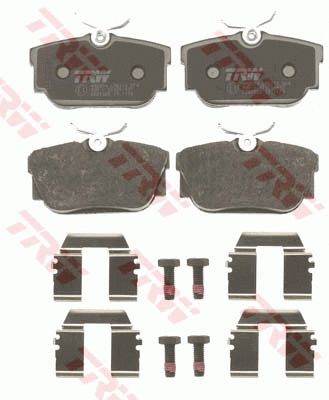 Комплект тормозных колодок VW KOMBI, VW TRANSPORTER, TRW (GDB1325)