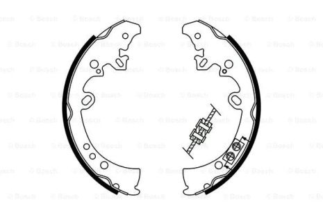 Комплект тормозных колодок TOYOTA FORTUNER, TOYOTA HILUX, BOSCH (0986487787)