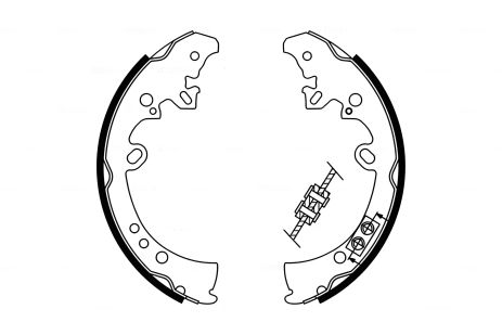 Комплект тормозных колодок для TOYOTA FORTUNER, TOYOTA HILUX, BOSCH (0986487787) Комплект тормозных колодок для TOYOTA FORTUNER, TOYOTA HILUX, BOSCH (0986487787)