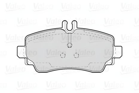 Тормозных колодок комплект MB A-CLASS, VALEO (301549)