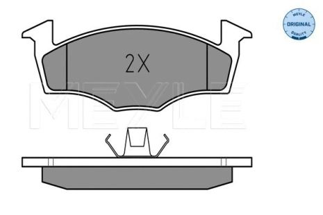 Гальмівних колодок Комплект SKODA FABIA, SEAT AROSA, VW FOX, MEYLE (0252186617)