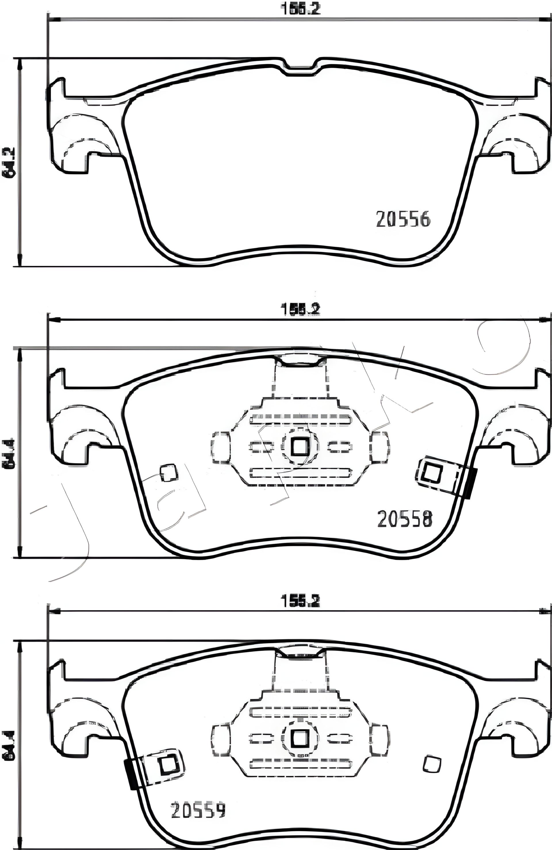 Комплект гальмівних колодок для FORD KUGA, FORD FOCUS, FORD PUMA, JAPKO (500354) Комплект гальмівних колодок для FORD KUGA, FORD FOCUS, FORD PUMA, JAPKO (500354)