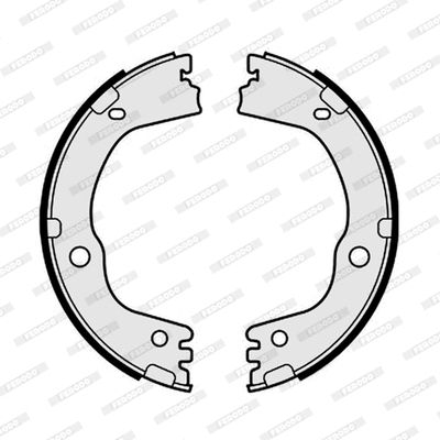 Комплект колодок стояночного тормоза KIA SORENTO, HYUNDAI SANTA, FERODO (FSB4198)