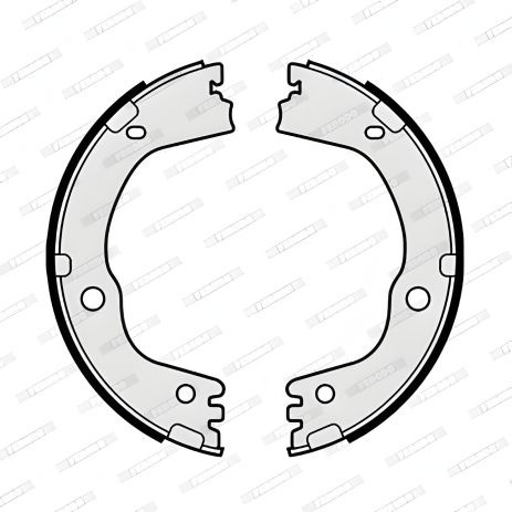 Гальмівні колодки стоянки для KIA SORENTO, HYUNDAI SANTA від FERODO (FSB4198)