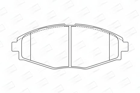 Комплект гальмівних колодок FSO MATIZ, ZAZ SENS, NISSAN GT-R, CHAMPION (572402CH) - Оптимальне гальмування Комплект гальмівних колодок FSO MATIZ, ZAZ SENS, NISSAN GT-R, CHAMPION (572402CH) - Оптимальне гальмування