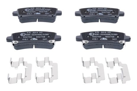 Комплект тормозных колодок CHEVROLET MALIBU, SAAB 9-5, OPEL INSIGNIA, ATE (13046027552)
