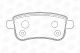 Комплект тормозных колодок RENAULT SCÉNIC, RENAULT MEGANE, RENAULT CLIO, CHAMPION (573286CH)