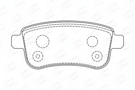 Комплект гальмівних колодок для RENAULT SCÉNIC, MEGANE, CLIO від CHAMPION (573286CH) Комплект гальмівних колодок для RENAULT SCÉNIC, MEGANE, CLIO від CHAMPION (573286CH)