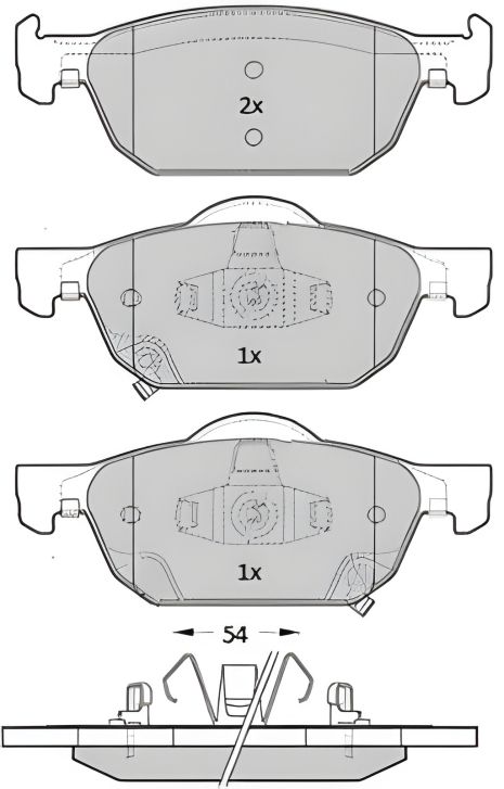 Гальмівних колодок комплект HONDA CIVIC, HONDA ACCORD, FREMAX (FBP1821) Гальмівних колодок комплект HONDA CIVIC, HONDA ACCORD, FREMAX (FBP1821)