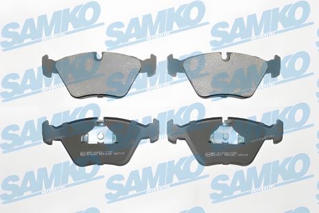 BMW 3, BMW Z3, BMW 7 комплект гальмівних колодок, SAMKO (5SP296)