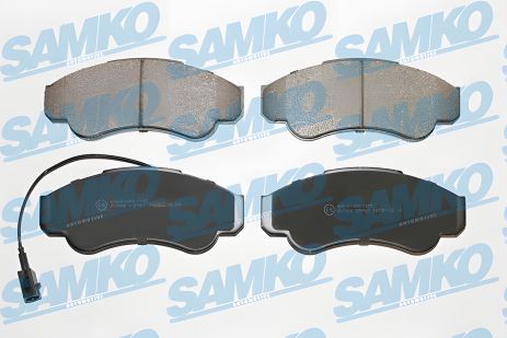 Комплект гальмівних колодок PEUGEOT BOXER, FIAT DUCATO, CITROËN JUMPER, SAMKO (5SP967)