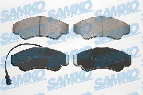 Комплект гальмівних колодок PEUGEOT BOXER, FIAT DUCATO, CITROËN JUMPER, SAMKO (5SP967) Комплект гальмівних колодок PEUGEOT BOXER, FIAT DUCATO, CITROËN JUMPER, SAMKO (5SP967)