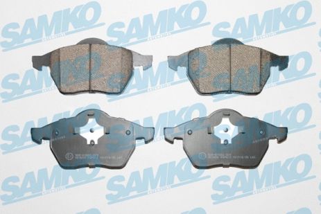 Комплект тормозных колодок SEAT ALHAMBRA, FORD GALAXY, VW SHARAN, SAMKO (5SP612)