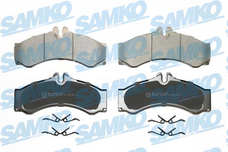 Комплект тормозных колодок VW LT, MB SPRINTER, SAMKO (5SP633) Комплект тормозных колодок VW LT, MB SPRINTER, SAMKO (5SP633)