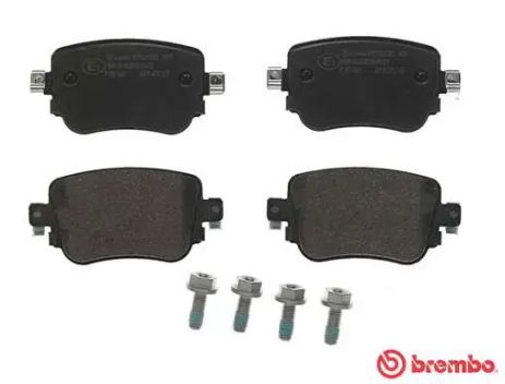 Професійні гальмівні колодки для SKODA OCTAVIA, AUDI A1, SEAT ALHAMBRA, BREMBO (P85140)