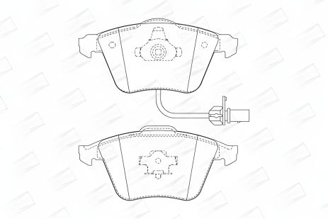 Гальмівних колодок комплект EXEO SEAT, A6 AUDI, A4 AUDI, CHAMPION (573196CH) Гальмівних колодок комплект EXEO SEAT, A6 AUDI, A4 AUDI, CHAMPION (573196CH)