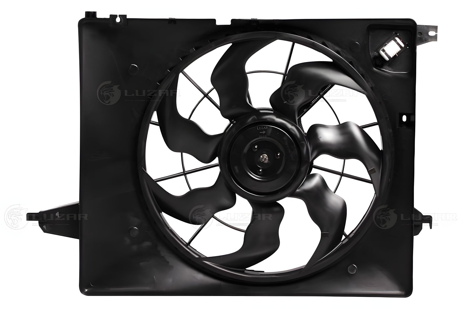 Охлаждающий вентилятор радиатора HYUNDAI SANTA, LUZAR (LFK08P7) Охлаждающий вентилятор радиатора HYUNDAI SANTA, LUZAR (LFK08P7)