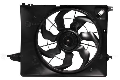 Вентилятор охолодження радіатора Hyundai Santa Fe, LUZAR (LFK08P7) Вентилятор охолодження радіатора Hyundai Santa Fe, LUZAR (LFK08P7)