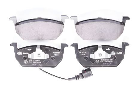 Гальмівні колодки для SKODA OCTAVIA, SEAT LEON HELLA PAGID (8DB355021951) Гальмівні колодки для SKODA OCTAVIA, SEAT LEON HELLA PAGID (8DB355021951)