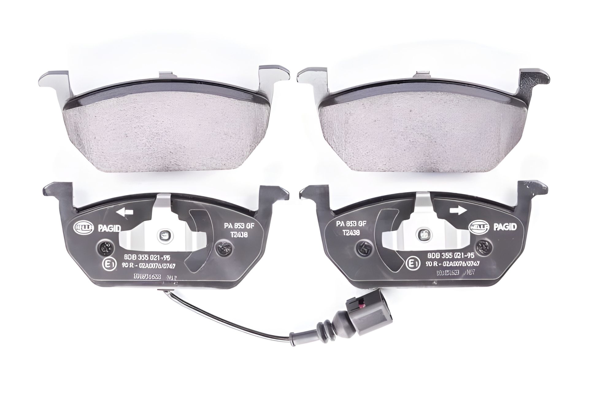 Гальмівні колодки для SKODA OCTAVIA, SEAT LEON HELLA PAGID (8DB355021951) Гальмівні колодки для SKODA OCTAVIA, SEAT LEON HELLA PAGID (8DB355021951)