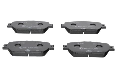 Комплект гальмівних колодок LEXUS IS, TOYOTA MARK, TOYOTA WISH, ATE (13046057432)