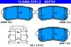 Комплект тормозных колодок KIA SOUL, HYUNDAI KONA, HYUNDAI CRETA, ATE (13046057812)