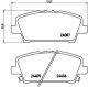 Комплект гальмівних колодок HONDA CIVIC, BREMBO (P28037)