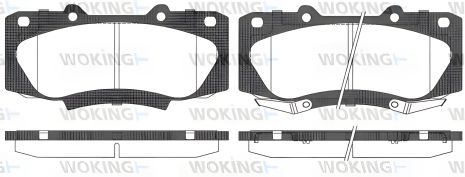 Тормозные колодки комплект для TOYOTA HILUX, WOKING (P1568302)