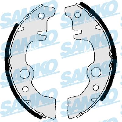 Комплект гальмівних колодок RENAULT RODEO, RENAULT 5, RENAULT 6, SAMKO (83010)