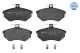 Комплект гальмівних колодок VW GOLF, SEAT CORDOBA, AUDI CABRIOLET, MEYLE (0252016819)