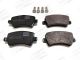 Комплект гальмівних колодок LAND ROVER, VOLVO ASIA, VOLVO (CHANGAN), CHAMPION (573748CH) Комплект гальмівних колодок LAND ROVER, VOLVO ASIA, VOLVO (CHANGAN), CHAMPION (573748CH)
