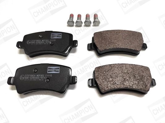 Комплект гальмівних колодок LAND ROVER, VOLVO ASIA, VOLVO (CHANGAN), CHAMPION (573748CH) Комплект гальмівних колодок LAND ROVER, VOLVO ASIA, VOLVO (CHANGAN), CHAMPION (573748CH)