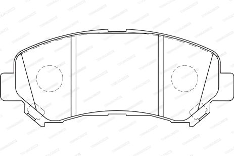 Комплект тормозных колодок для SUZUKI KIZASHI, NISSAN X-TRAIL, NISSAN JUKE от WAGNER (WBP24632A)