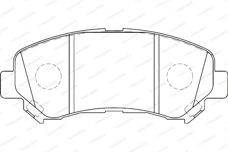 Комплект тормозных колодок для SUZUKI KIZASHI, NISSAN X-TRAIL, NISSAN JUKE от WAGNER (WBP24632A)