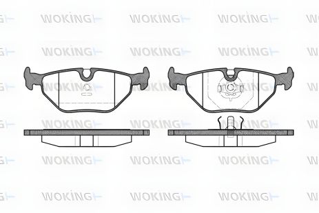Тормозные колодки комплект MG (SAIC), MG (NANJING), ROEWE (SAIC), WOKING (P365300)