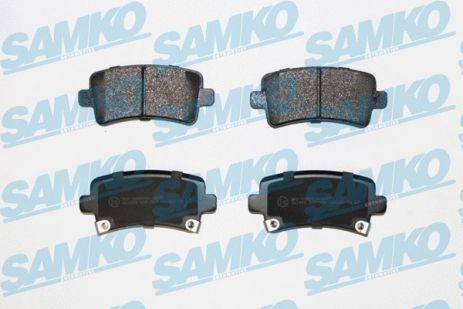 Комплект гальмівних колодок SAAB 9-5, OPEL INSIGNIA, SAMKO (5SP1584)